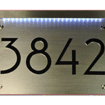 Designer’s Choice - Stainless Steel Illuminated Sign