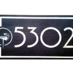Engraved Sign - Dark Granite - Style 3
