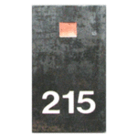 Engraved Entrance Way Sign - Vertical - Style 6