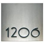 Stainless Steel Address Sign - Style 3