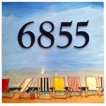 Special Address Sign - Beach Inspired Custom Design