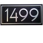 A-Stainless Steel Elegant Contemporary Sign