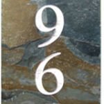 Vertical Sign In Stone