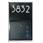 Modern Compact Mailbox & Sign