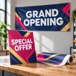 Person holding a red promotional poster with white “Special Deal” and “Limited Time Offer” lettering.