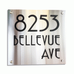 Stainless Steel Branding Sign - Style 2