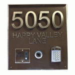 Security Contemporary Sign