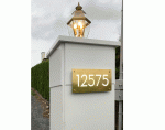 Gold Brushed Illuminated Sign
