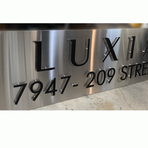 Luxury Contemporary Sign