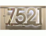 Architectural Illuminated Sign, Design 7521