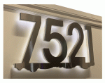 Architectural Illuminated Sign, Design 7521