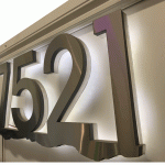 Architectural Illuminated Sign, Design 7521