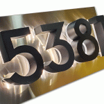 Stainless Steel Illuminated Sign