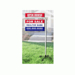 Metal Lawn Sign Post