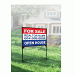 Metal Lawn Sign