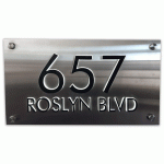 Modern Stainless Steel illuminated