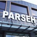 Parseh illuminated channel letters sign