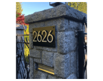 Modern Sign for home - ASC Signage.