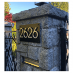 Modern Sign for home - ASC Signage.