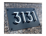 Modern Sign for home - ASC Signage.