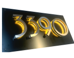 2-Modern Backlit Numbers - ASC Signage.