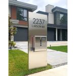 1-Modern Sign & Mailbox - ASC Signage.