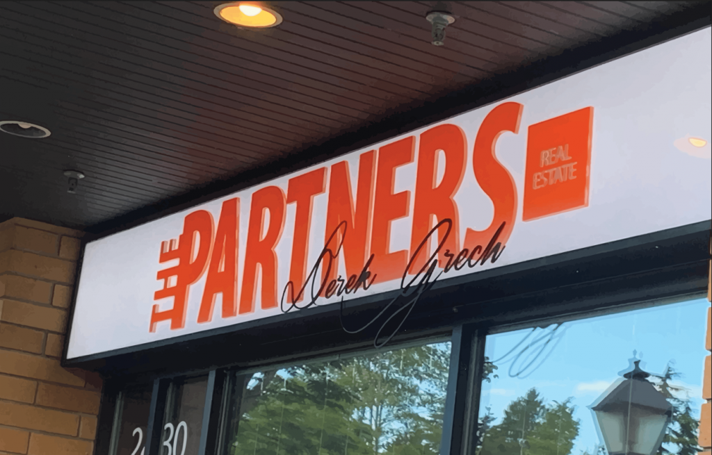 The Partners Lightbox signs - ASC Sign